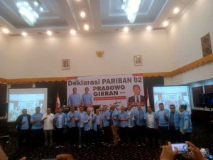 Deklarasi Pariban 02 ” Prabowo Gibran 2024 Indonesia Maju ”