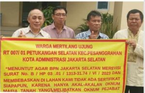 Tim PTSL Khusus Mertilang Ujung Meminta Kepada BPN Jakarta Selatan Untuk Melakukan Mediasi dan Revisi Terkait Lahan Milik Warga Mentilang Ujung.