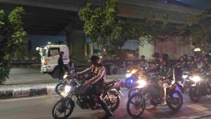 Polsek Koja Patroli operasi Kejahatan Begal Di Wilayah Kecamatan Koja