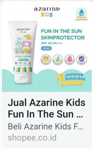 Azarine Cosmetic, Brand Kecantikan Lokal memiliki Gelar sebagai Juaranya Sunscreen di Indonesia
