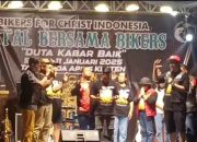 Natal Bersama Bikers Getarkan Kota Klaten