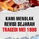 Persaudaraan Wanita Tionghoa Indonesia (PERWANTI) PSMTI Pusat Menyatakan dengan Tegas: Kami Menolak Revisi Sejarah Tragedi Mei 1998!