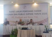 PT Pudjiadi & Sons Tbk Gelar Public Expose:  Bagikan Dividen Rp 0,5 Per Lembar Saham