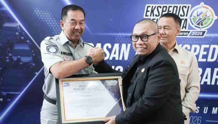 Jasa Raharja Hadir dalam Pelepasan Ekspedisi Elshinta Mudik Lebaran 2026, Perkuat Kolaborasi Keselamatan Transportasi Nasional