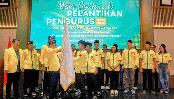 Usung Semangat Sabilulungan, Pengurus Pemuda Katolik Jawa Barat 2025–2028 Resmi Dilantik