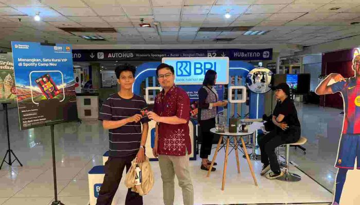 BRI Cabang Kebayoran Baru Luncurkan Kartu Debit Edisi Khusus Kolaborasi dengan FC Barcelona