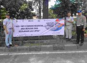 Tekan Angka Kecelakaan, Jasa Raharja Pasang Spanduk Imbauan di Titik Rawan Jakarta Utara