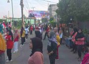 Gagas Senam Sehat, Binson Purba Ajak Warga Samudra Jaya Jaga Kesehatan