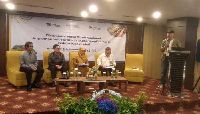 Habitat for Humanity Indonesia Selenggarakan “Diseminasi Hasil Studi Nasional mengenai Implementasi Sertifikasi Kompetensi Kerja (SKK) Sektor Konstruksi”