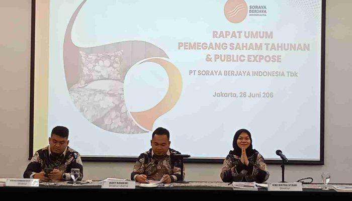 PT. Soraya Berjaya Indonesia TBK. Gelar Rapat Umum Pemegang Saham Tahunan dan Public Expose 2026
