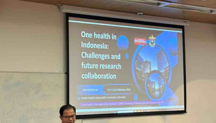 Dekan FKM Unhas Perkuat Jejaring Kolaborasi Indo-Pasifik pada International One Health Symposium di Australia