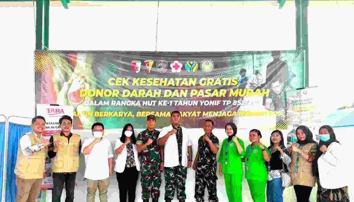 RS Patar Asih Berikan Layanan Kesehatan Gratis bagi 200 Warga di Yonif TP 852/ABY Percut
