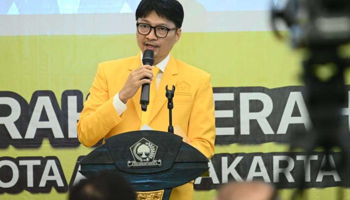 MUSDA XI PARTAI GOLKAR JAKARTA PUSAT BERLANGSUNG SUKSES. PUTRA BASKARA BARAMULI SAROYO TERPILIH KEMBALI SECARA AKLAMASI SEBAGAI KETUA DPD PARTAI GOLKAR JAKARTA PUSAT PERIODE 2025–2030