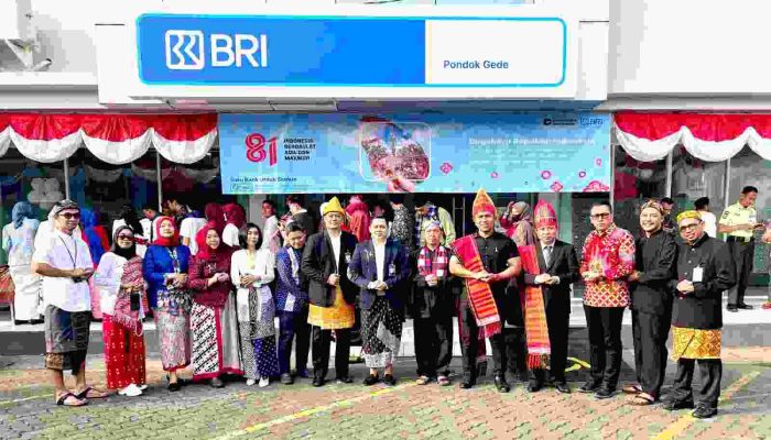 Semarak HUT RI ke-81, BRI Kantor Cabang Pondok Gede Gelar Upacara dan Beragam Perlombaan