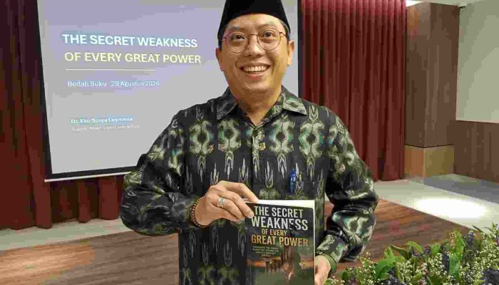 Dr. Eko Surya Lesmana (Akademisi dan Deputi Manajemen Risiko Badan Pengelola Keuangan Haji (BPKH) Luncurkan Buku Kedua “The Secret Weakness of Every Great Power”: Tekankan Pentingnya Integritas Kepemimpinan dan Transmisi Nilai Antargenerasi