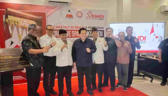 Peringati HUT ke-33 KMHDI dan Resmikan Gedung Creative Space, Menpora Erick Thohir Tekankan Peran Strategis Pemuda dan Transformasi Keorganisasian