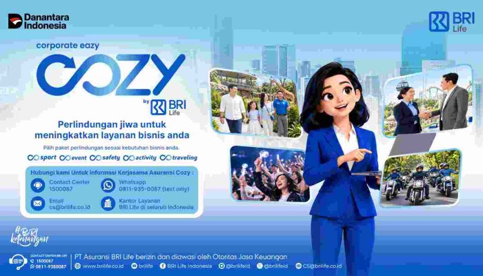 BRI Life Luncurkan Asuransi Corporate Eazy (COZY), Hadirkan Solusi Proteksi Fleksibel dengan Premi Mulai Rp1.000 per Hari