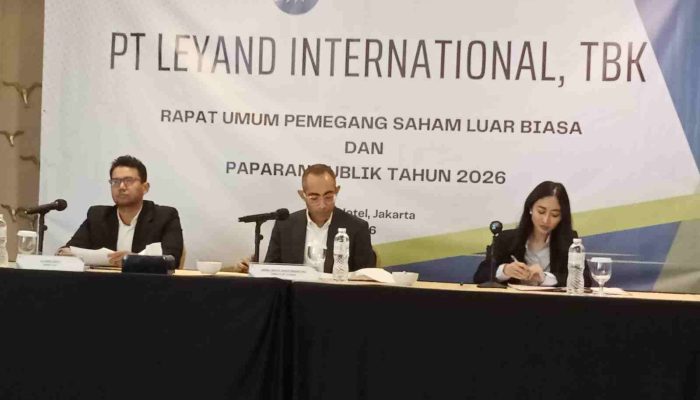 PT. Leyand International, TBK Gelar Rapat Umum Pemegang Saham Luar Biasa dan Paparan Publik 2026
